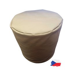 Obrázek pro produkt Válec koženkový světle hnědý⌀40x40 cm